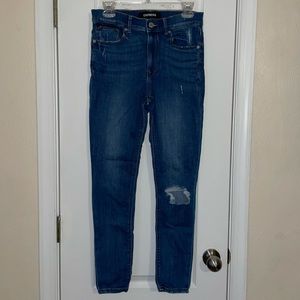 Express Stretch Ankle Legging High Rise Skinny Jeans